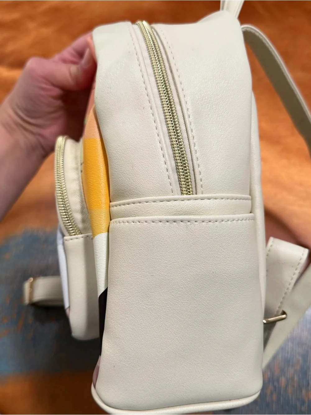 Dani Danielle Nicole mini Star Wars The Mandalorian faux leather vegan backpack